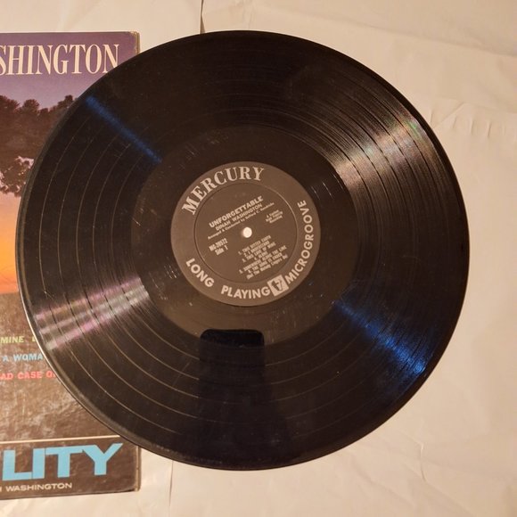 dinah washington unforgetable lp record - Picture 4 of 4